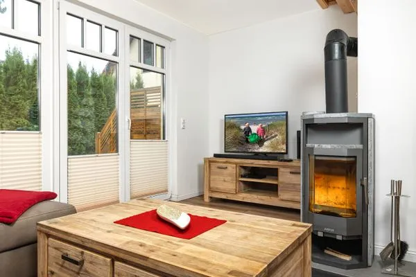 Living room Doppelhäuser zum Reetmoor Haus Theresa