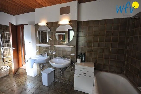 Badezimmer Haus Kästner Ferienhaus Kästner Wangerooge