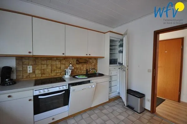 Küche / Küchenzeile Haus Kästner Ferienhaus Kästner Wangerooge