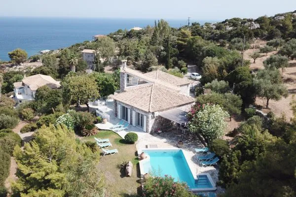 Vogelperspektive  Türkis