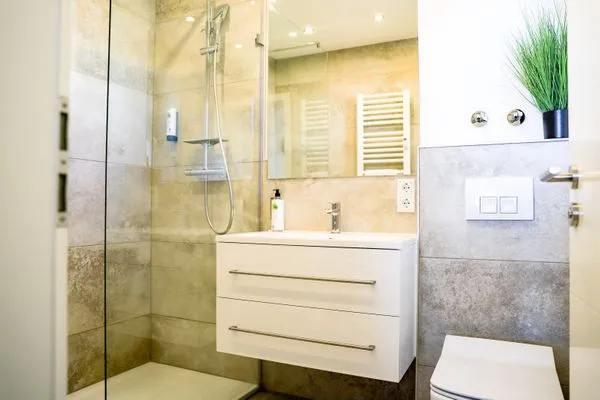 Badezimmer Smart Resorts Haus Saphir Ferienwohnung 508