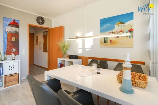 Wohnzimmer Appartement-Haus Regina Ferienwohnung Ohlsen´s smucke Stuuv