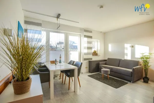 Wohnzimmer Appartement-Haus Regina Ferienwohnung Ohlsen´s smucke Stuuv