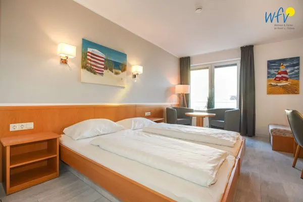 Schlafzimmer Appartement-Haus Regina Ferienwohnung Ohlsen´s smucke Stuuv