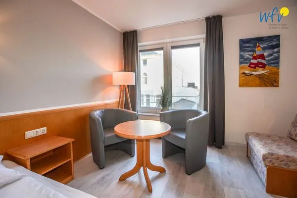 Schlafzimmer Appartement-Haus Regina Ferienwohnung Ohlsen´s smucke Stuuv