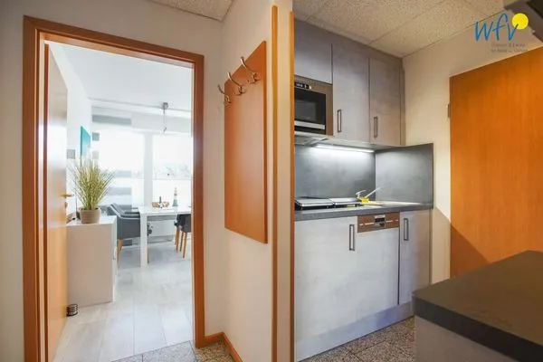 Küche / Küchenzeile Appartement-Haus Regina Ferienwohnung Ohlsen´s smucke Stuuv