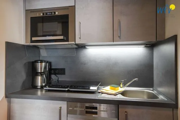 Küche / Küchenzeile Appartement-Haus Regina Ferienwohnung Ohlsen´s smucke Stuuv