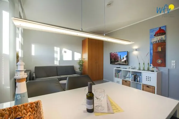 Wohnzimmer Appartement-Haus Regina Ferienwohnung Ohlsen´s smucke Stuuv