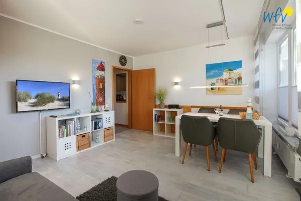 Wohnzimmer Appartement-Haus Regina Ferienwohnung Ohlsen´s smucke Stuuv