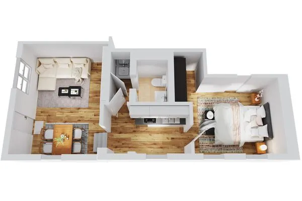 Grundriss Smart Resorts Haus Saphir Ferienwohnung 501