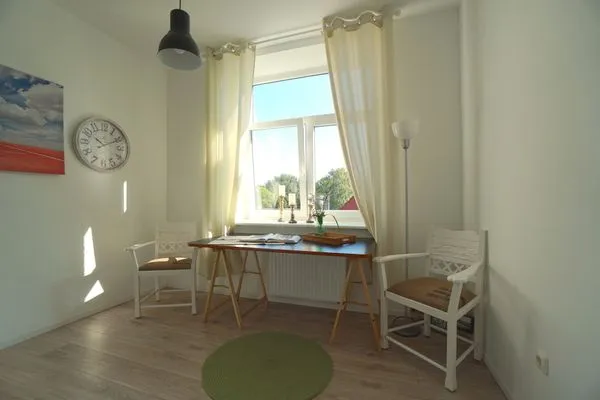 Gartenblick  Ferienwohnung Blauzahn