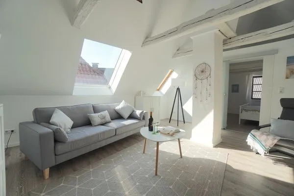 Wohnzimmer  Ferienwohnung Blauzahn