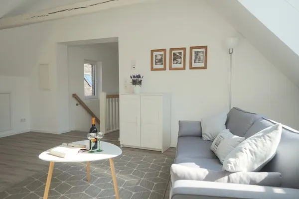 Wohnzimmer  Ferienwohnung Blauzahn