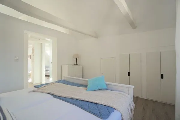 Schlafzimmer  Ferienwohnung Blauzahn