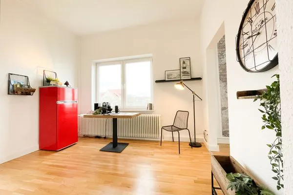 Küche / Küchenzeile  Altbauwohnung mit Panorama Schleiblick, Balkon und Kamin im Herzen von Schleswig