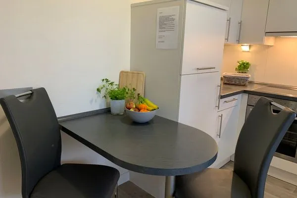 Küche / Küchenzeile  Gemütliche Ferienwohnung Schleistübchen in Fahrdorf für 2 Personen