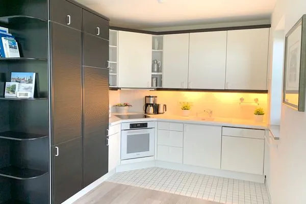 Küche / Küchenzeile  Ferienwohnung Strandhüpfer - direkt am Meer