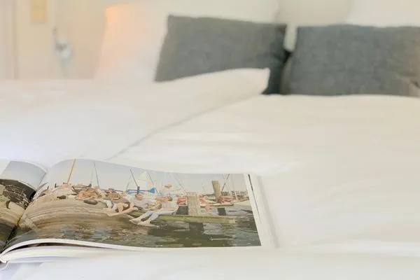 Bett  Ferienwohnung Strandhüpfer - direkt am Meer