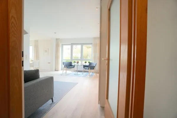 Fassade / Eingang  Ferienwohnung Strandhüpfer - direkt am Meer