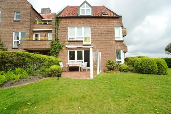 Terrasse  Ferienwohnung Strandhüpfer - direkt am Meer
