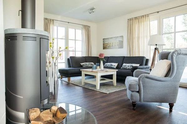 Wohnzimmer  Ferienhaus Haubenlerche 62