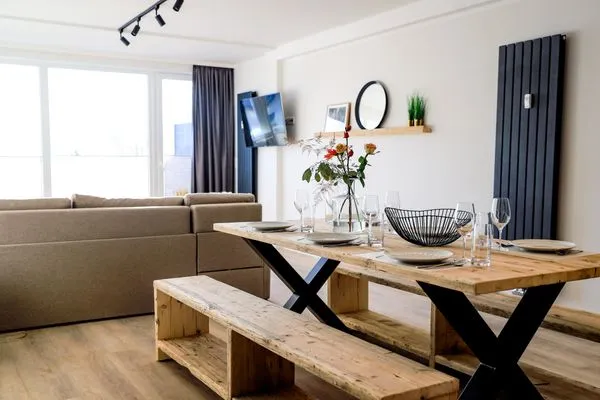 Wohnzimmer Smart Resorts Haus Brilliant Ferienwohnung 602