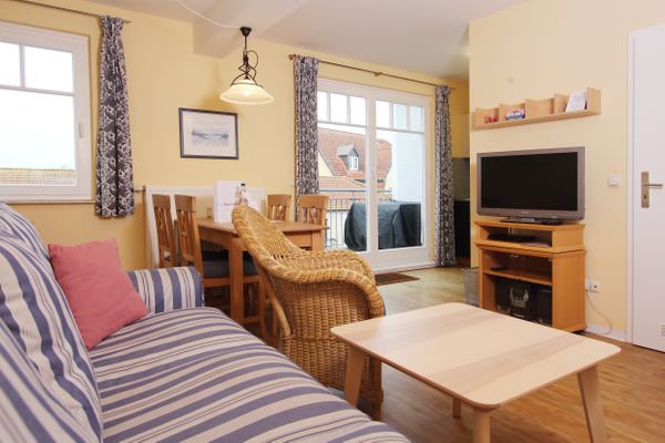  Meeresblick Kühlungsborn - Wohnzimmer