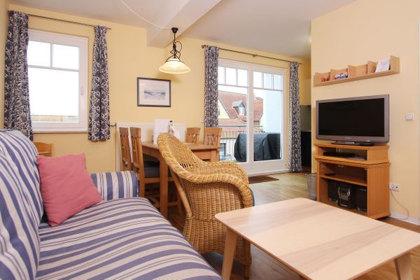  Meeresblick Kühlungsborn - Wohnzimmer
