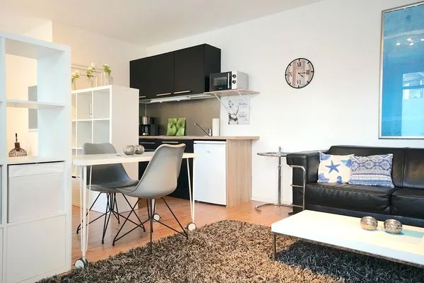 Wohnzimmer  Ferienwohnung Kajüte am Borbyerufer von Eckernförde