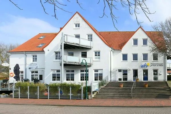 Hauptansicht Haus am Dorfbrunnen Ferienwohnung Muschel