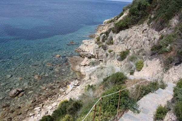 Strandzugang  Aspro Spiti 2