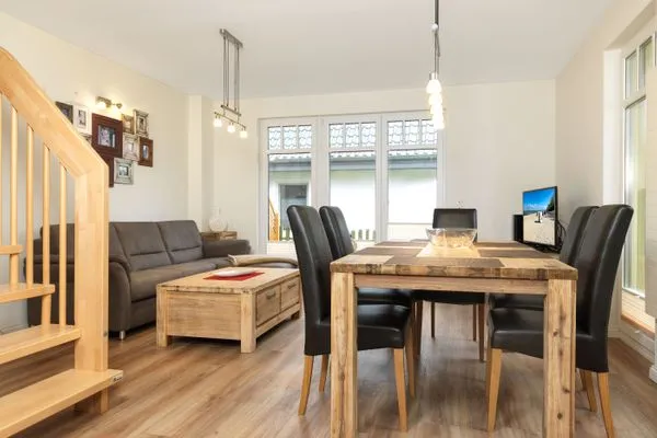 Living room Doppelhäuser zum Reetmoor Haus Friederike