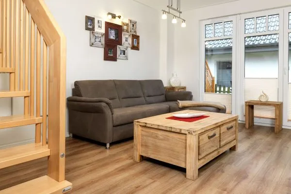 Living room Doppelhäuser zum Reetmoor Haus Kirsten