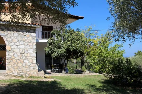 view from the garden of the house  Philippos 2