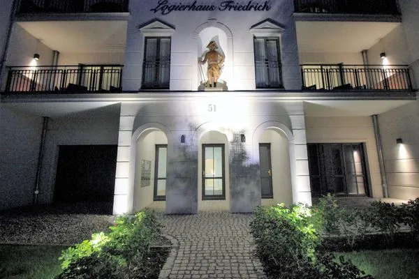 Außenansicht Logierhaus Friedrich WE 5 - "Ostseewelle"