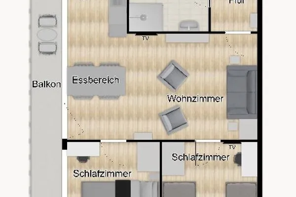 Grundriss Haus Seeluft Ferienwohnung 20