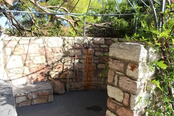 Außendusche  Türkis