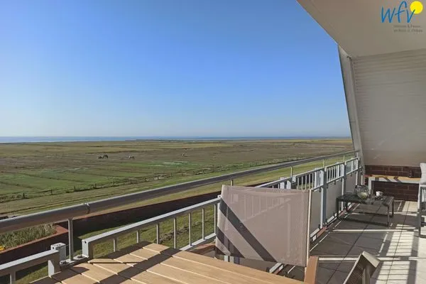 Balkon Haus Klabautermann Ferienwohnung Karin's Nest