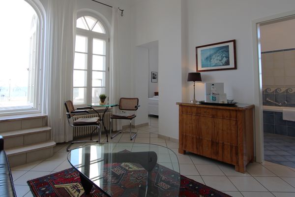  Haus Bischofsstab - Ferienwohnung am Meer Heiligendamm - Wohnzimmer