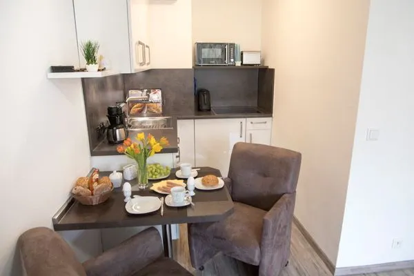 Apartmenthaus Frauenpreiss FeWo 104 Sahlenburg - Küche / Küchenzeile