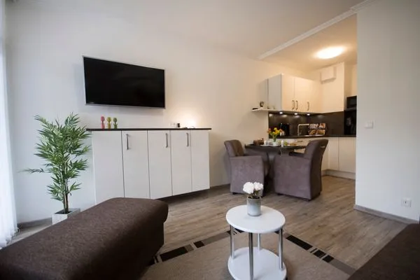 Apartmenthaus Frauenpreiss FeWo 104 Sahlenburg - Wohnzimmer