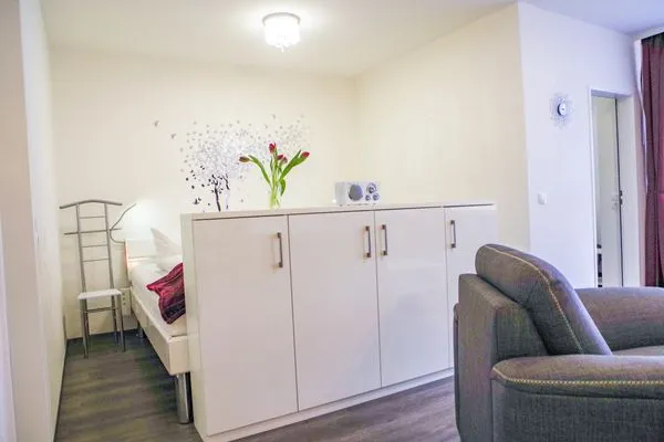 Apartmenthaus Frauenpreiss FeWo 111 Sahlenburg - Bett