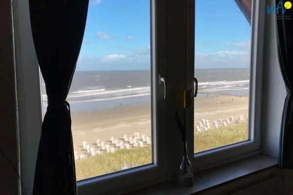 Meerblick aus dem Wohnzimmer Villa Alexandra Ferienwohnung 31