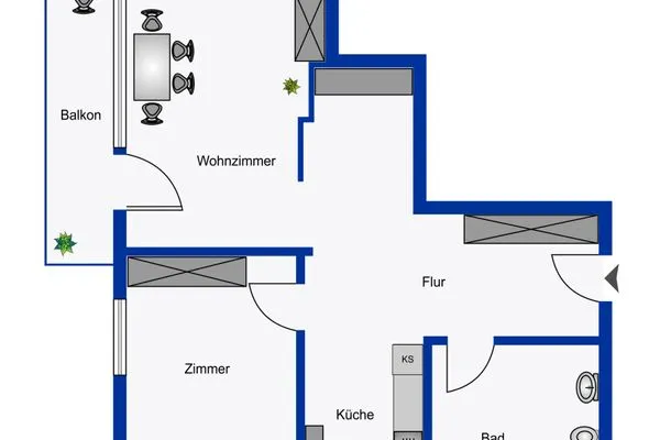Grundriss  Ferienwohnung Lilian