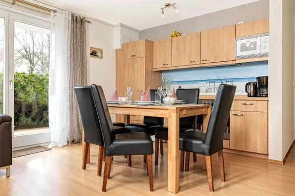 Living room Ostsee Residenz Meeresblick Strandläufer