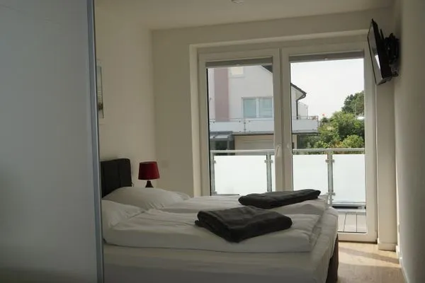 Haus Hohe Geest FeWo 6 Sahlenburg - Schlafzimmer