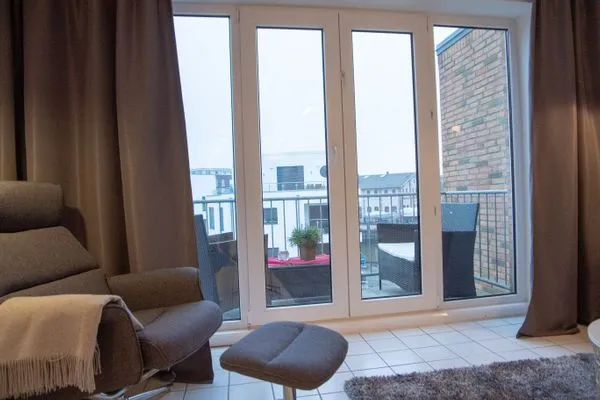 Marina View FeWo 1 Lotsenviertel - Balkon