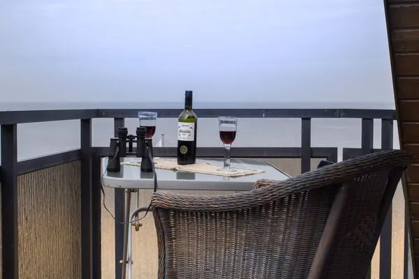 Meeresbrandung FeWo 36 Duhnen - Balkon