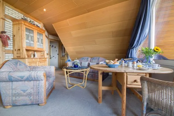 Meeresbrandung FeWo 36 Duhnen - Wohnzimmer