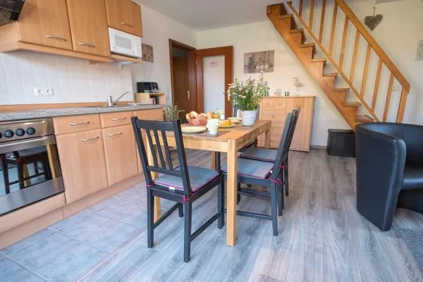 Hamburger Str. 24 FeWo Möwe 4 Sahlenburg - Küche / Küchenzeile